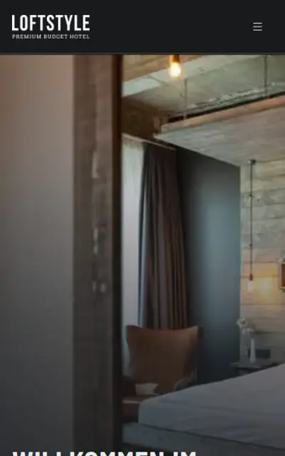 Nachher: neue Startseite von LOFTSTYLE Hannover